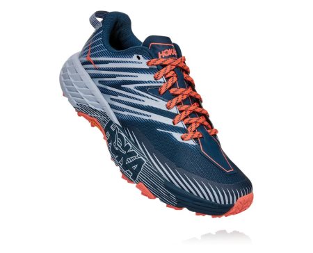 Hoka One One Speedgoat 4 Ženske Pohodniški Čevlji Modra SI-605192G